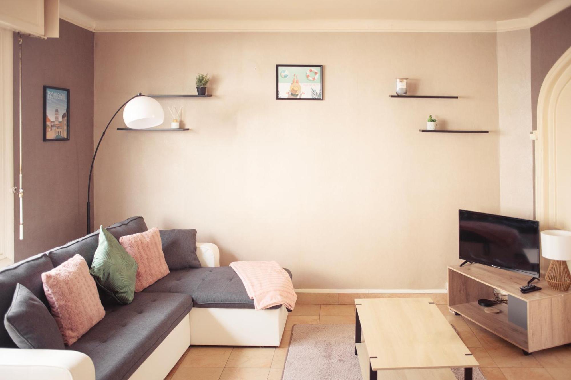 Spa , Jardin 250M2 Et Appartement Cosy De 60 M2 Au Centre Boulogne-sur-Mer Zewnętrze zdjęcie